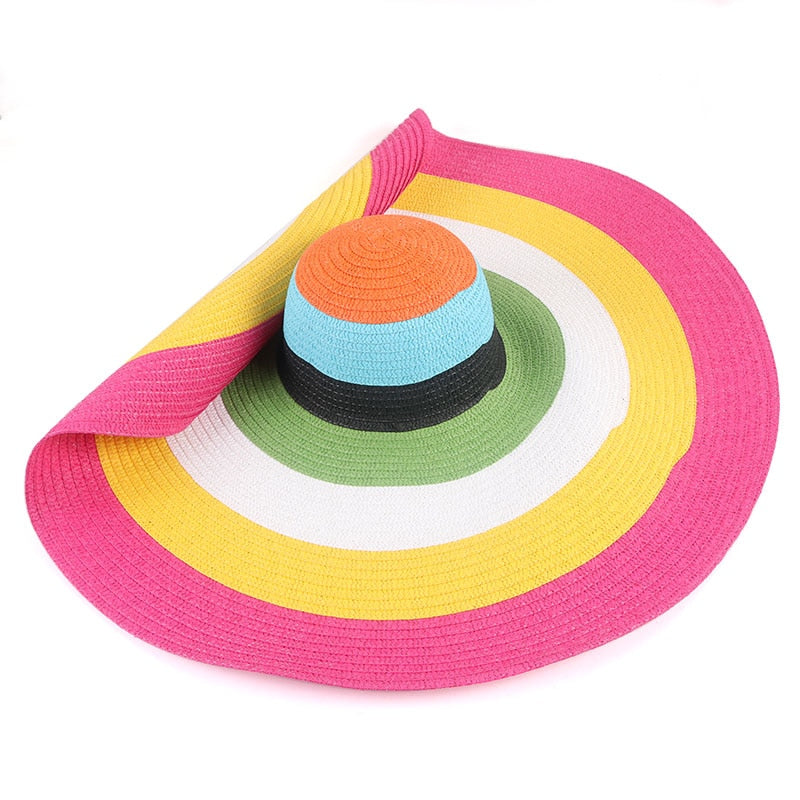 Large Wide Brim Straw Hats for Women