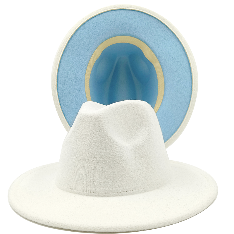 Unisex 2-color Fedora Hats