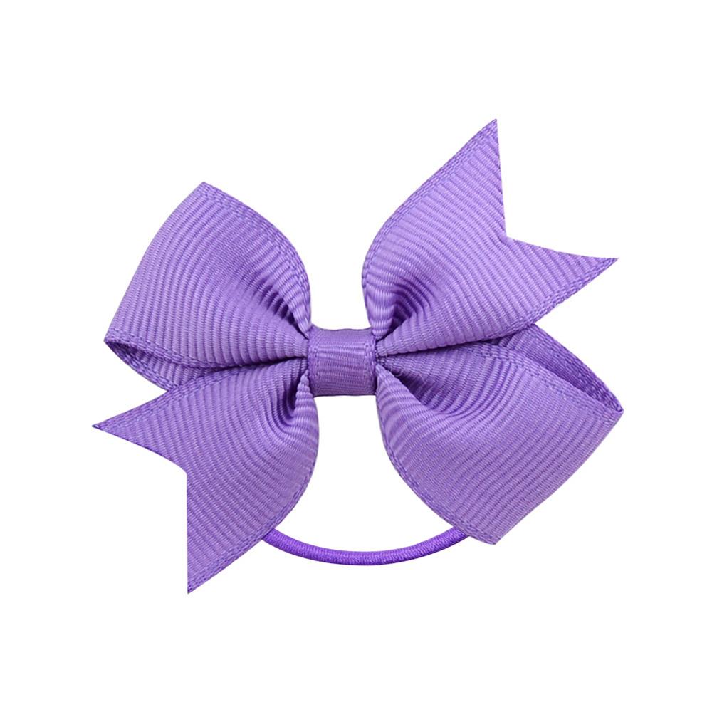Small Elastic Rubberband Bow for Girls