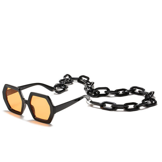 Luxury Brand Polygon Sun Glasses